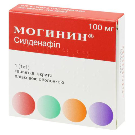 Могинин таблетки 100 мг блістер №1